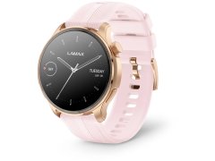 LAMAX Dárkový set Prism AMOLED Rose Gold 8596687004407 + náhradní řemínek